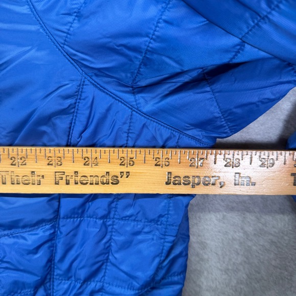 LL Bean Jacket Womens 3X Plus Blue Primaloft Packaway Puffer Hiking Outdoors - Picture 5 of 6